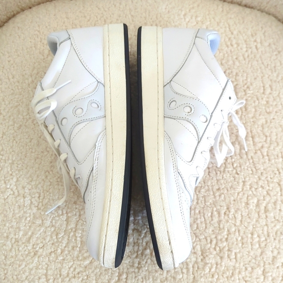 Saucony Jazz Court PU Leather Men's Tennis Shoes - Picture 6 of 11